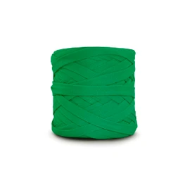 CIRCULO - playera de hilo premium Hilo voluminoso, suave, ligero, sin costuras, sin nudos. Fettuccini Zpagetti, hilo de playera para ganchillo y tejer, 153.1 yardas, (5767 - verde brasileño)