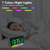 PERSUPER 120db Super Loud Alarm Clock for Heavy Sleepers, Bluetooth