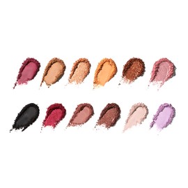 essence welcome to Marrakesh eyeshadow palette, multi-coloured, 12 colours, colour-intensive, metallic, matt, vegan, microplastic particles free, nanoparticles free (13.2 g)