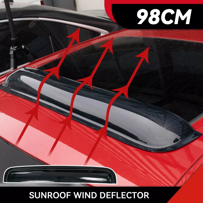 XUKEY Universal38.5" Moonroof Visor Window Top Sunroof Wind Deflector Rain