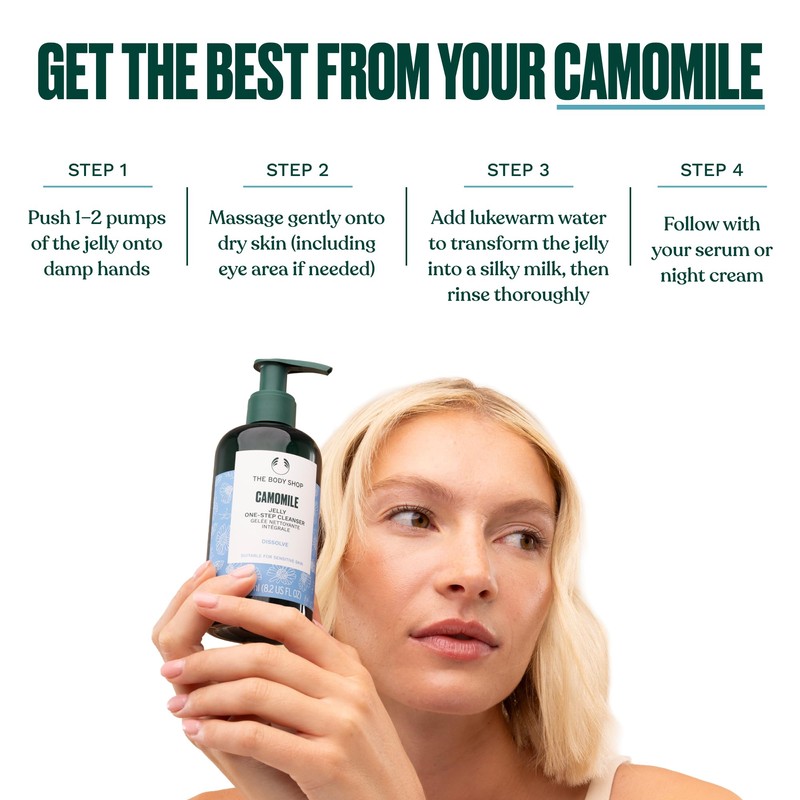 The Body Shop Camomile Jelly One-Step Cleanser - For Sensitive