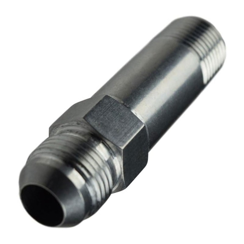 Straight -10AN Flare Male to 1/2"NPT Pipe Turbo Drain Adapter