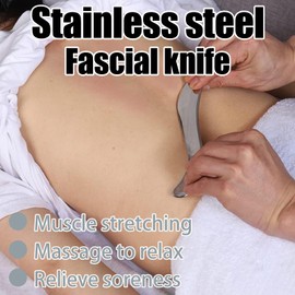 Stainless Steel Muscle Scraper Tools, Gua Sha Massage Scraper Scraping Tool, Professional Massage Scraping Tool for Soft Tissue Mobilization, Physical Therapy on Back, Legs, Arms