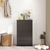 Modern Chest of Drawers, 4/5/6 Drawer Dresser Without Handles Floor