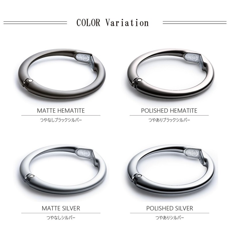 Clipper Zinc 1275 Matte Black Silver | Travel Handy Goods