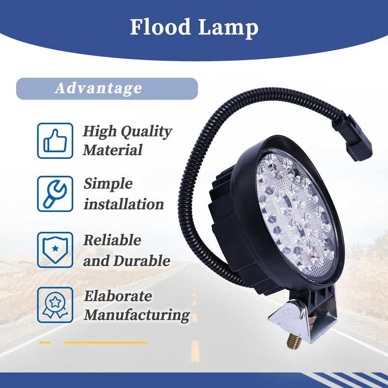Getfarway 388-3782 Flood Lamp Light Compatible with Caterpillar CAT Loader