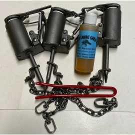FPS 3 Bridger DP Dog Proof raccoon kit ,1 DP setter & 1  Liquid gold Bait New SALE