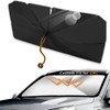 Custom-Fit for GMC Windshield Sun Shade Umbrella, 2024 Upgraded Pull