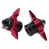 Windance 2pcs Universal Front Wheel Frame Sliders Aluminum Alloy Dart