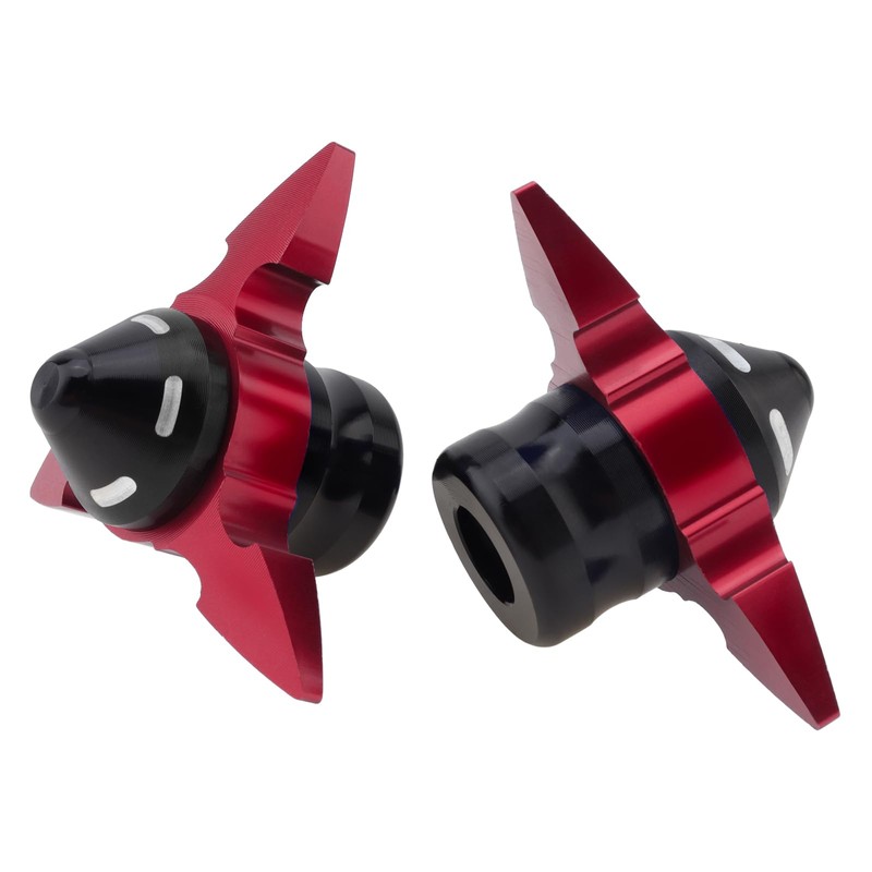 Windance 2pcs Universal Front Wheel Frame Sliders Aluminum Alloy Dart