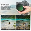 NEEWER 77mm CPL Filter with Lens Cap, Ultra Thin Multi