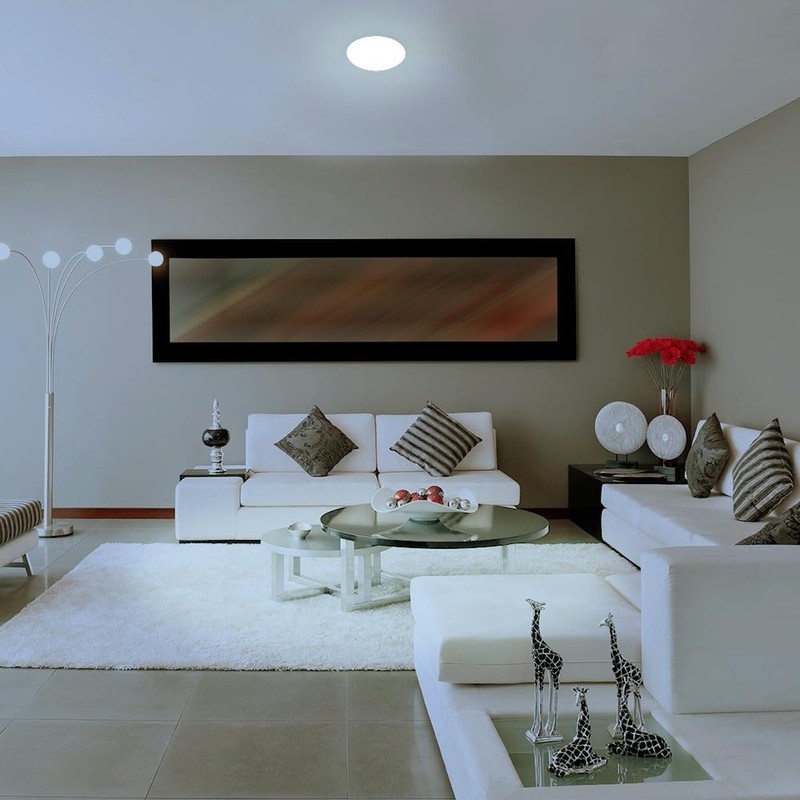 Tecnolite Lámpara LED de Sobreponer, Interior, Blanco Luz Blanca PTLLED/012/65