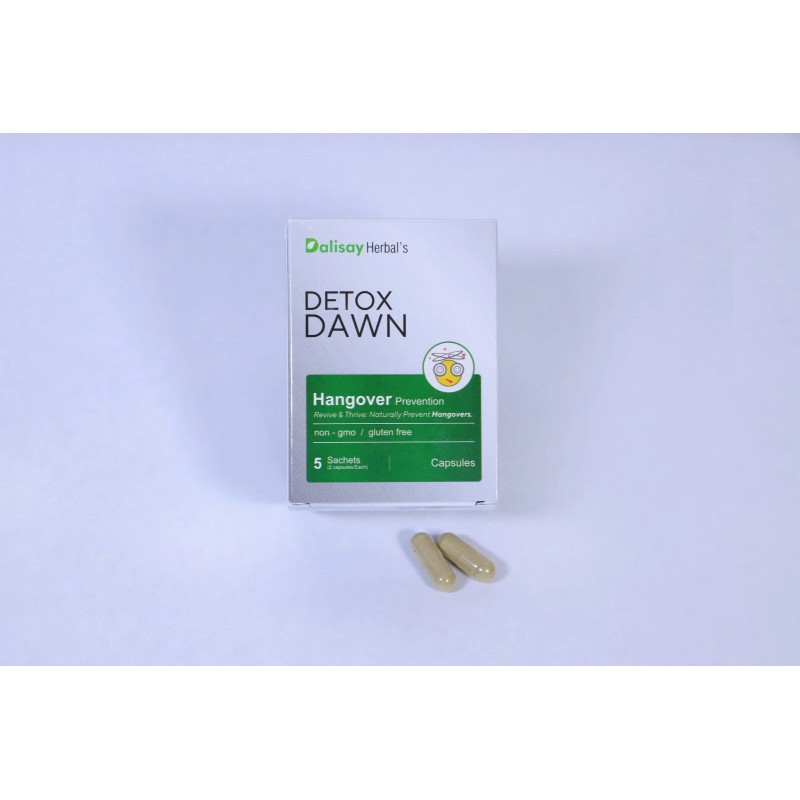Dalisay Herbals Hangover Relief Hangover Cure Detox Dawn 20 Capsules