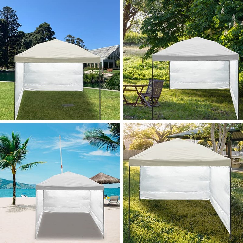 Canopy SunWall, 10x10ft Pop Up Canopy Sidewall for Instant Canopy