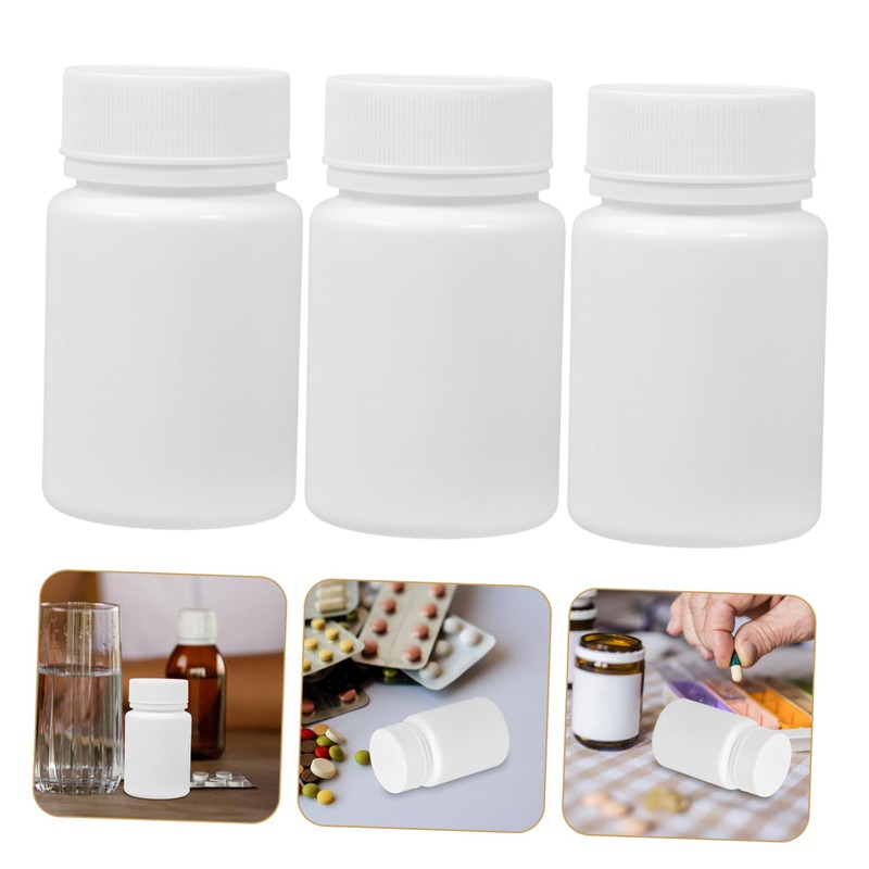 Baluue Sealed Vial Empty Bottles for Home Office Travel 20pcs