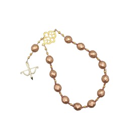 Apollo Pocket Prayer Beads with Bow and Arrow: Greek God of Music and the Arts, Health and Healing, Archery and the Sun