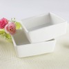 Foraineam 10-Piece Porcelain Ramekins, 4 Ounce Ramekin Bowl Set Square