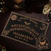 Ieron Ouija Board and Tarot Card Holder Set Wooden Black