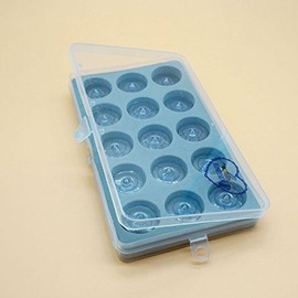 HONEYSEW Box of 15 BOBBINS Plastic for Singer 2010, 4613, 4617, 4623, 4663, 6234#312956