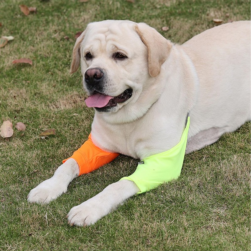 Dog Front Leg Joint Protector Sleeve,Elbow Sleeves with Pad for