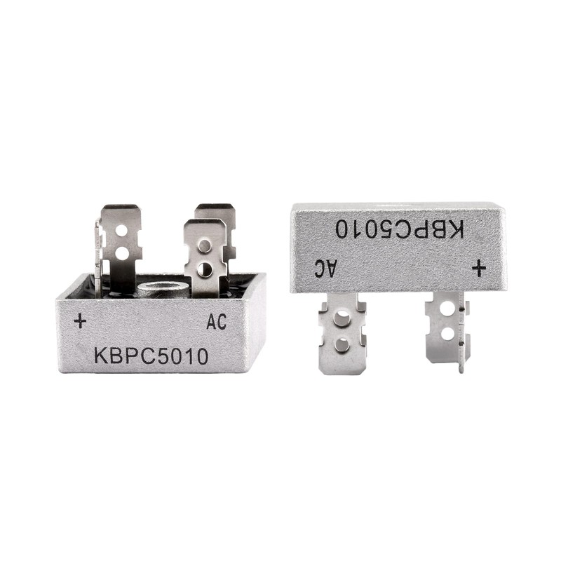 FORIOT 8Pcs KBPC5010 Bridge Rectifier Diode 1000V 50A AC to