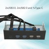 5.25 Inch Media Dashboard Multifunctional Dashboard Media Front Panel Audio