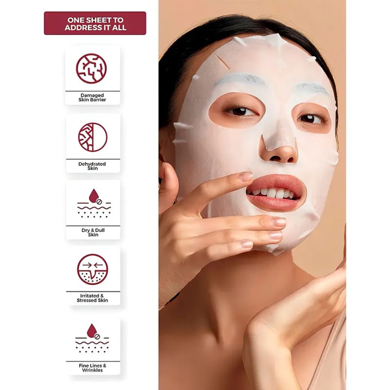 Máscara Facial Calmante Madeca Derma Iii Cosmetica Coreana