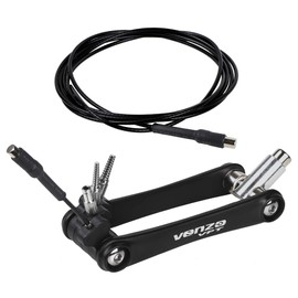 Venzo Bike Bicycle Road Mountain MTB Internal Inner Brake Shifter Cable Wire Hydraulic Hose Di2 E-Tube Routing Tool Kit Compatible with Shimano and Sram