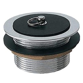 Kakudai Bath Stopper with Rubber Stopper and Back Thread 4121-30