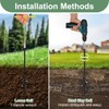 hannger 6 Pack 18" Tree Stakes and Supports for Leaning