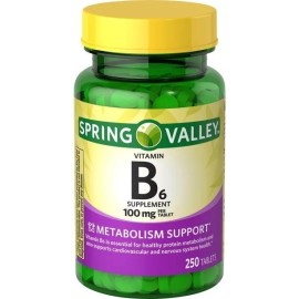 Vitamina 100mg Metabolismo 250 Tabletas B52 Sabor