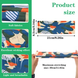 Kids Sports Sweatbands Ages 4-10 Boys Girls Athletic Headbands Baseball