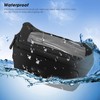 Motorcycle Handlebar Bag, Large Storage Black Motorcycle Tank Bag Front,