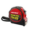 NORTOOLS Tape Measure,7.5M/25-Foot,Retractable Measuring Tape with Waterproof ABS Case,Self-Locking Blade,Easy