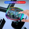 FM Transmitter Car Bluetooth Music Play 2 USB Port Charger