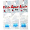 L-Style L-Shaft Lock Straight Twotone Transparent Blue, fls1012
