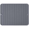 Silicone Dish Drying Mat, Non-Slip Easy Clean Sink Mat Large