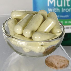 Swanson Multi and Mineral Daily Men's Women's Multivitamin Multimineral Health Supplement 250 Capsules (Caps)