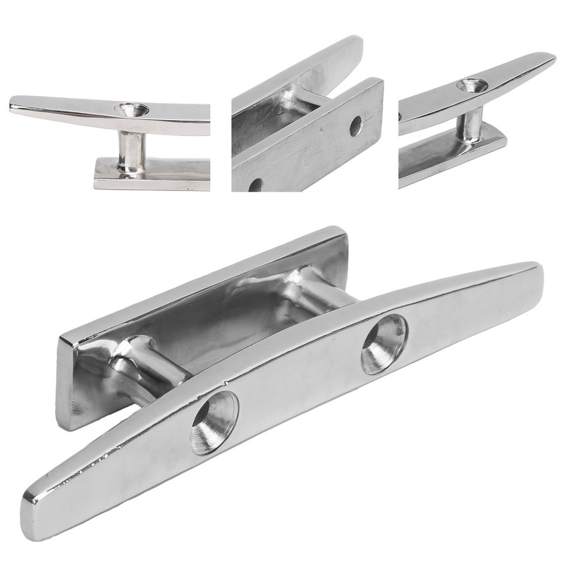 6in Low Flat Dock Cleat 2 Hole Deck Rope Anchor