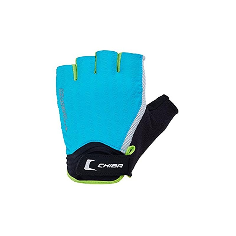 Chiba Unisex's Lady Air Glove, Turquoise/Apple Green, Medium