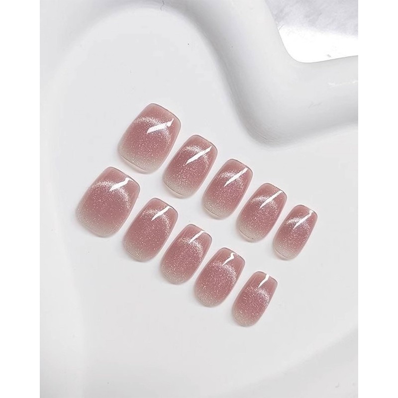 Nail Tips, Set of 24 (Cat's Eye-6, M)