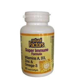 Natural Factors Super Immune Formula. 90 liquid softgels
