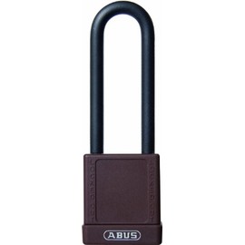 ABUS 58032 75mm Non Conductive Lock Out Tag Out Long Shackle Anodized Aluminium Padlock - Brown