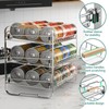 MAXIFFE 3 Tier Can Organizer for Pantry, Space-Saving Adjustable Easy