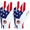 Golf Gloves American Flag Print (Small, Left)
