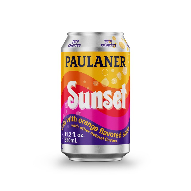 Paulaner Sunset Zero • Soft drink/soda with cola & orange