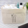 Large 'Cutlery Set' Canvas Organiser/Storage Bag (OR00000739)