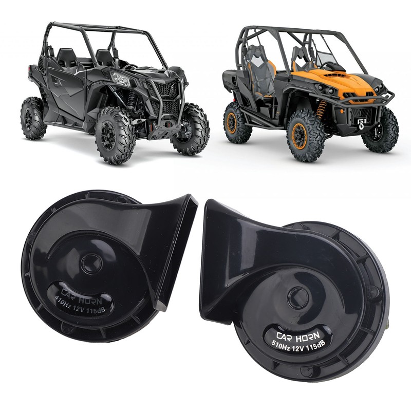 Pair of 12V 115dB UTV Horn Kit Super Loud Waterproof