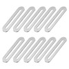 PATIKIL Joint Fittings 90*19mm with Slots, 10pcs Adjustable Slide-in Slot