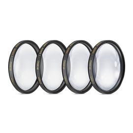 49mm Close-Up Filter Set (+1, +2, +4 and +10 Diopters) For Sony 18-55mm E-mount, 55-210mm, 16mm f/2.8, 20mm f/2.8 EMOUNT, 24mm f/1.8, FE 28mm f/2, 30mm f/2.8, 30mm f/3.5, 35mm f/1.8, 50mm f/1.8 Lenses